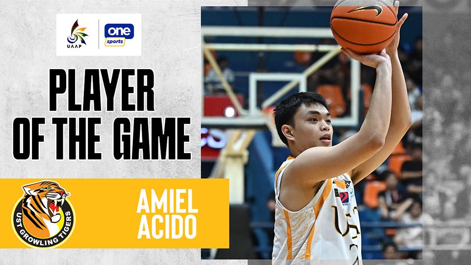 Rookie Amiel Acido steps up for UST in Final Four clincher vs Adamson | UAAP Highlights